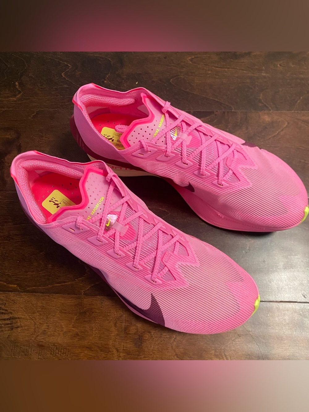Nike Vaporfly 4% Flyknit Pink Running Shoes